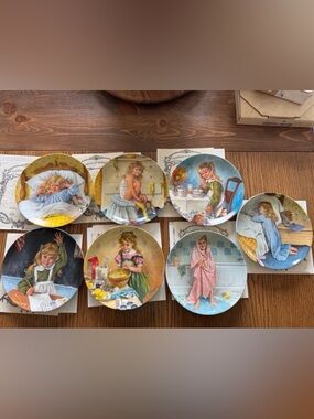 Vintage Becky’s Day Plate entire collection